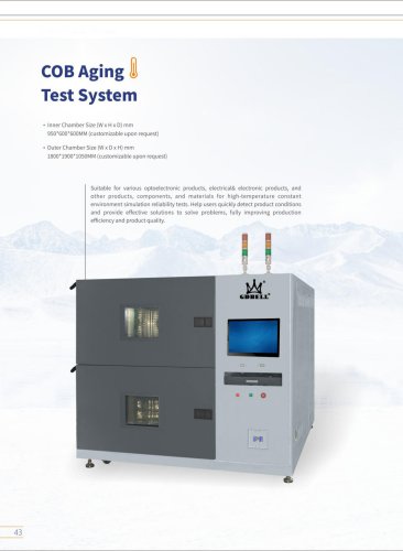 Vehicle Lithium Battery Cell Pack Module COB Aging Test System