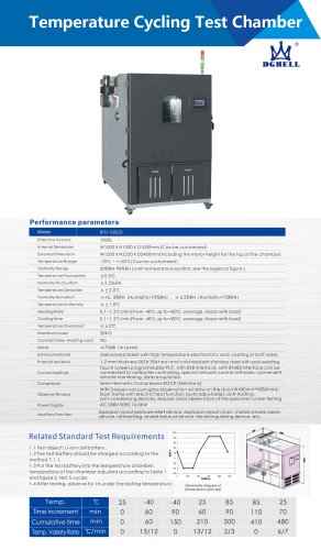 Vehicle Lithium Battery Pack Module Environmental Temperature Cycling test Machine