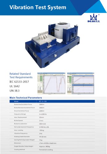 Vehicle Lithium Battery Pack Module Vibration test System