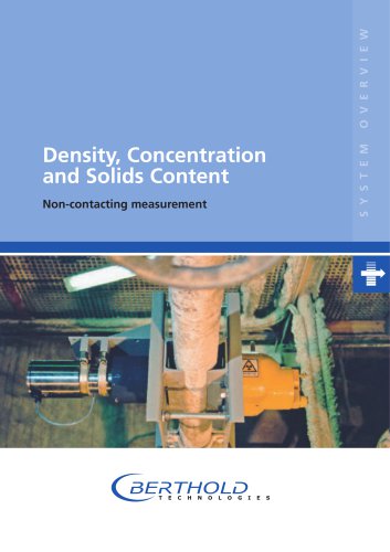 Density, Concentration and Solids Content