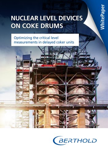 Nuclear level devices on coke drums