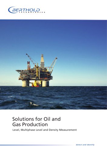 solutions for Oil and Gas Production