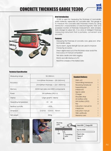 Concrete Thickness Gauge TC300