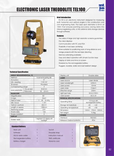 Electronic Laser Theodolite TEL100