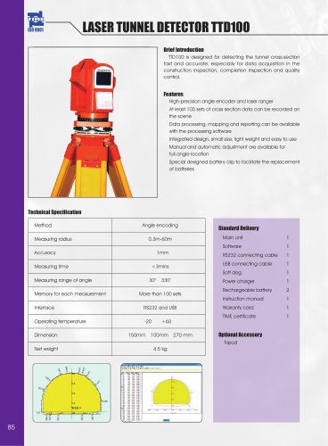 Laser Tunnel Detector TTD100