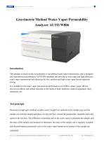 AUTO W806 Gravimetric Method Water Vapor Permeability Analyzer (20250514)