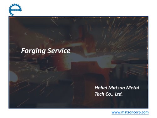 Forging Service-Matson Metal