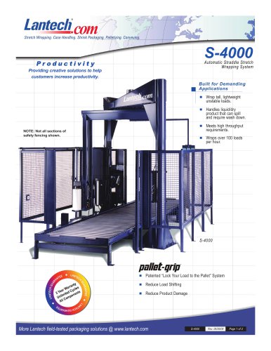 S-4000 / Automatic Straddle Stretch Wrapping System