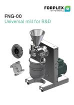 Fine grinding Laboratory mill FNG00 FORPLEX