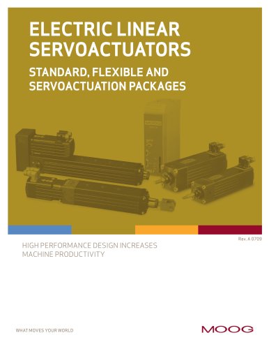 ELECTRIC LINEAR SERVOACTUATORS