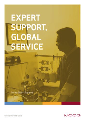 Expert Support, Global Service, Moog Global Support