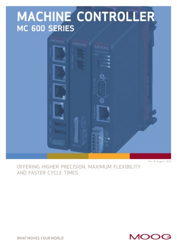 MACHINE CONTROLLER MC 600 SERIES