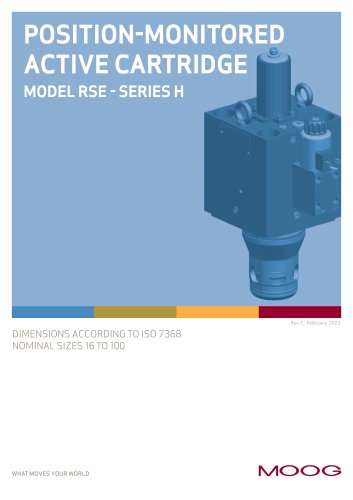 POSITION-MONITORED ACTIVE CARTRIDGE MODEL RSE -SERIES H