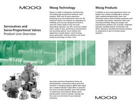 Servovalves and Servo-Proportional Valves Product Line Overview