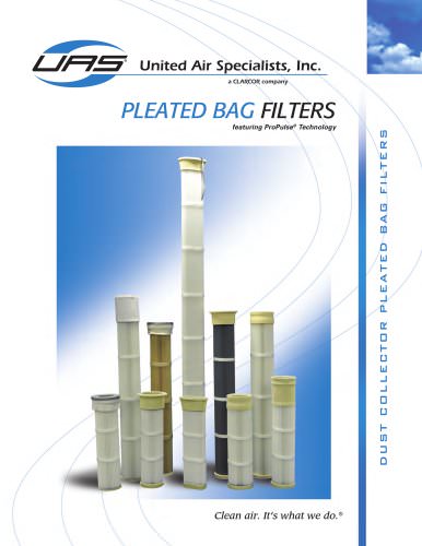 Pleated Bag Filters for Dust Collectors