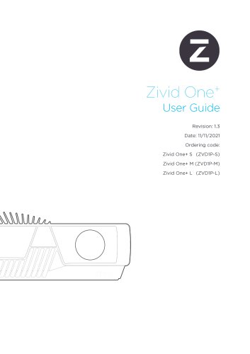 Zivid One+ user guide