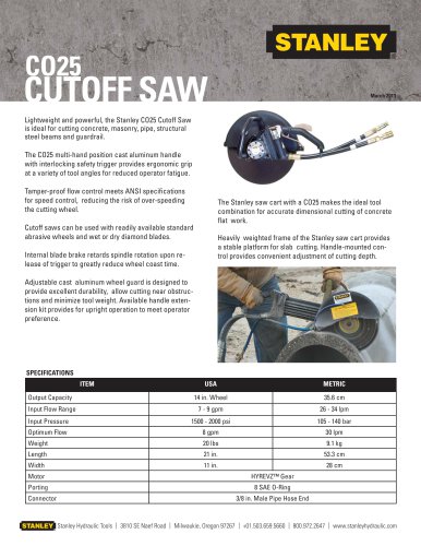 Cut-Off Saw