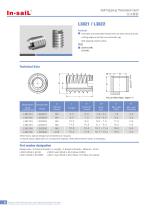 L3821 series lnternal and external thread with two slots which providecutting edges is similar to a automatic tap.