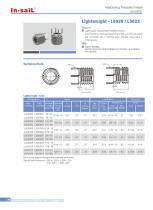 L502 series Lightweigh keylocking threaded inserts , keylocking threaded lnserts are used to quickly repair stripped,damaged or worn out threads with new stronger threads or for use in original equipment.