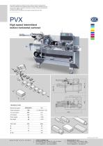 PVX | High speed intermittent motion horizontal cartoner