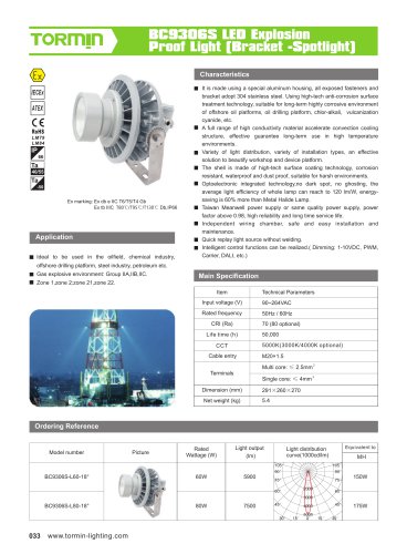 BC9306S spotlight explosion proof fixed light