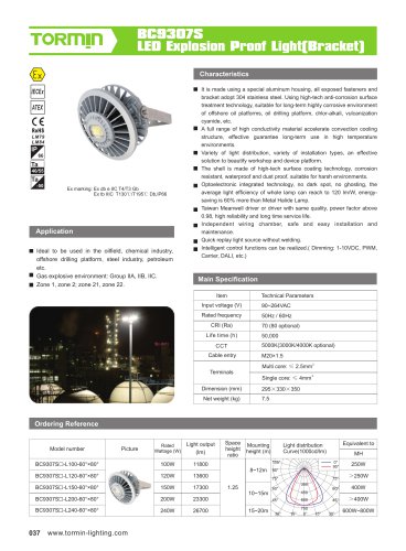 BC9307S explosion proof fixed light
