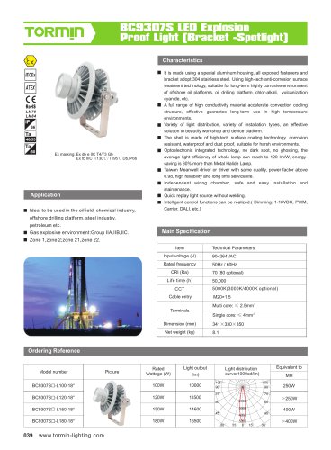 BC9307S spotlight explosion proof fixed light