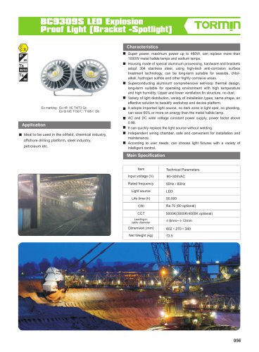 BC9309S spotlight explosion proof fixed light