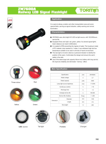 ZW7600A portable light