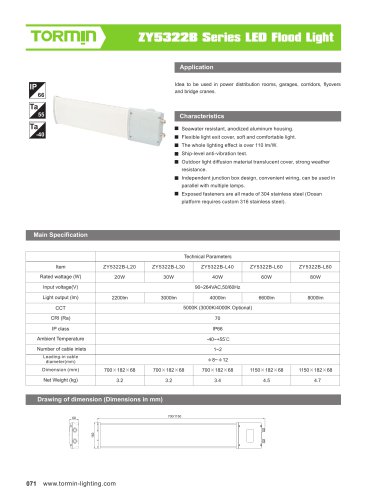 ZY5322B non ex fixed professional light
