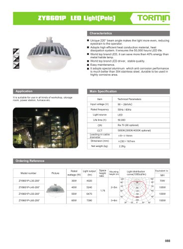 ZY8601P non ex fixed professional light