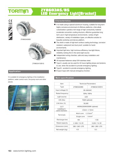 ZY8603AS BS emergency fixed light