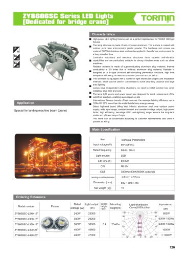 ZY8606SC non ex fixed professional light