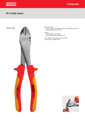 RC 5 Cable shears