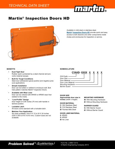 Martin® Inspection Door HD