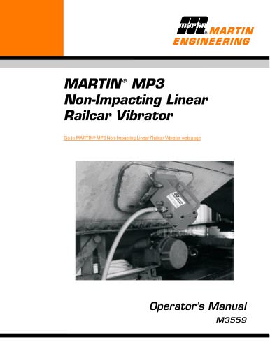 MARTIN® MP3 Railcar Vibrator