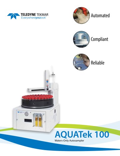 AQUATek 100 Waters-Only Autosampler