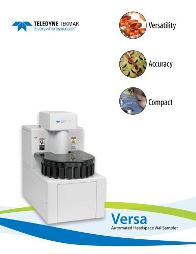 Versa Automated Headspace Vial Sampler