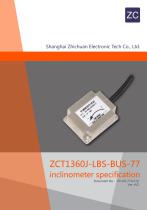 ZC ZCT1360J-LBS-BUS-77 Small Size Low Cost Digital RS485 Output Inclinometer