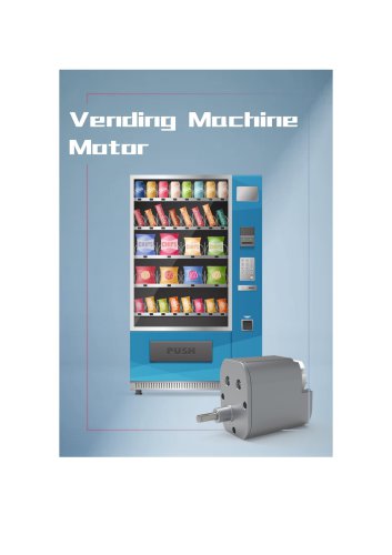 DC Gear Motor for Vending Machines Solution