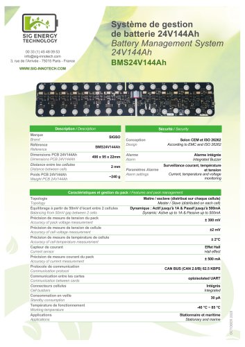 BMS 24V144Ah