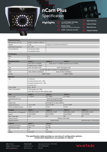 nCam-Plus-Datasheet