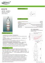 Sequence relief valve MSQFB series