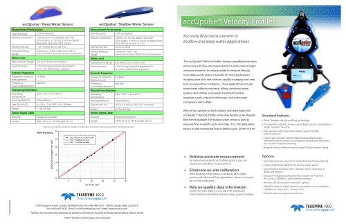 accQpulse™ Velocity Profiler