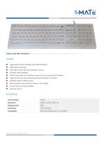 MATE MKB-110-NM-V2 Full Functionality Medical Keyboard