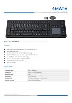 MATE MKB-90-PMWL Professional Silicone Wireless Keyboard