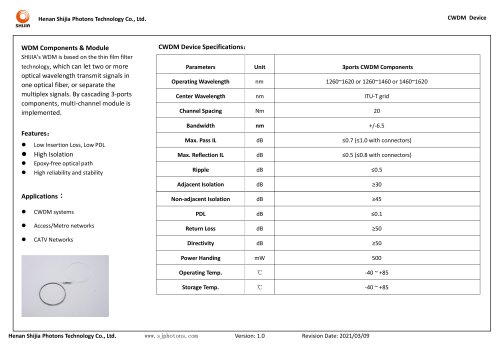 CWDM Device