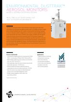 Specsheet ENVIRONMENTAL DUSTTRAK™ AEROSOL MONITORS