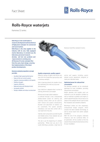 Fact sheet - S3 Waterjets