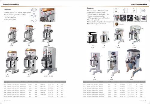 Luxury Planetary Mixer